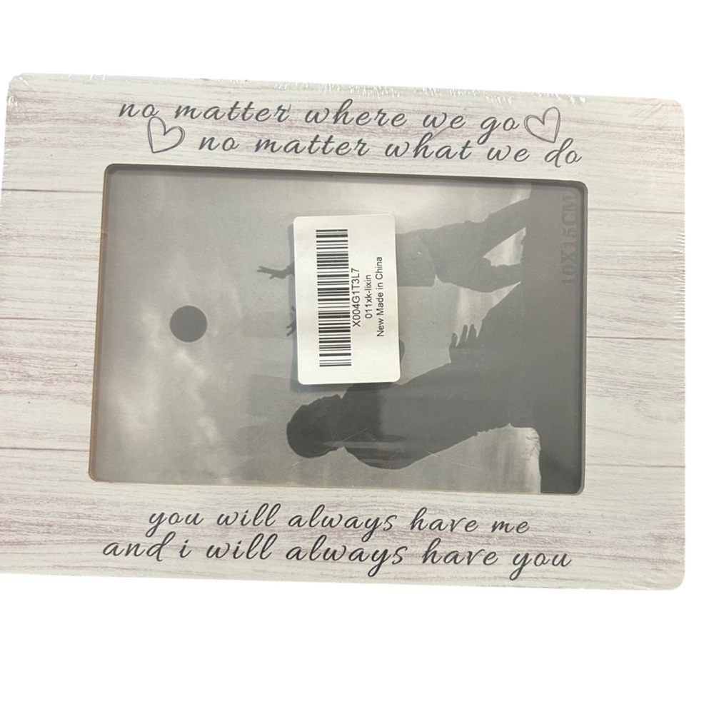Romantic Sentiment Picture Frame No Matter Where We‎ Go Home Decor Photo Gift